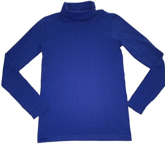 Athleta Flurry Peak Turtleneck Top Tanzanite Blue M - Picture 10 of 10